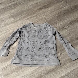Gray ice cream castles thermal long sleeve